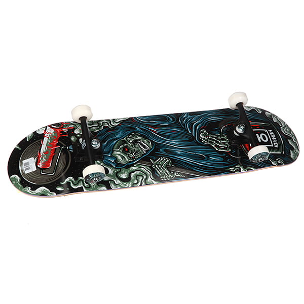 Черный комплект скейт "painter" 8,5x32,5,medium колёса 54mm/98a подвески 149 подшипники abec 7