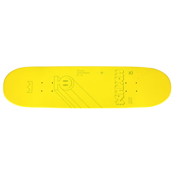 Дека для скейтборда Юнион Neon team yellow 8.125x31.875 Medium Concave