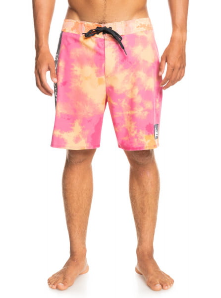 .///  Quiksilver Surfsilk Acid Wash 18" Shocking Pink