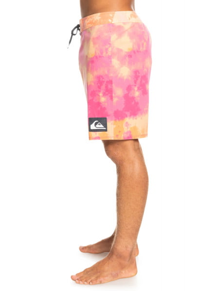 .///  Quiksilver Surfsilk Acid Wash 18" Shocking Pink