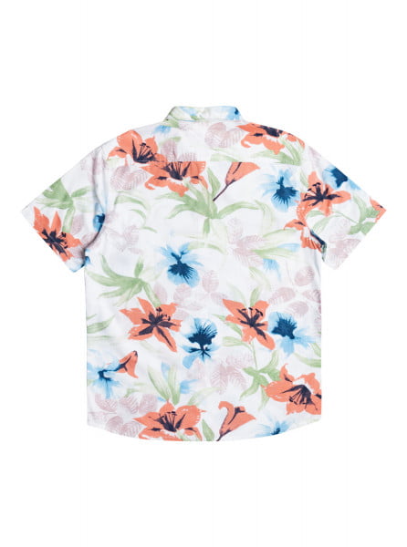 Муж./Одежда/Блузы и рубашки/Рубашки с коротким рукавом Рубашка С Коротким Рукавом Quiksilver Garden Path Antique White Garden