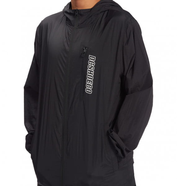 Муж./Одежда/Верхняя одежда/Куртки демисезонные Водоотталкивающая Ветровка Dc Dagup Pack Anthracite - Solid