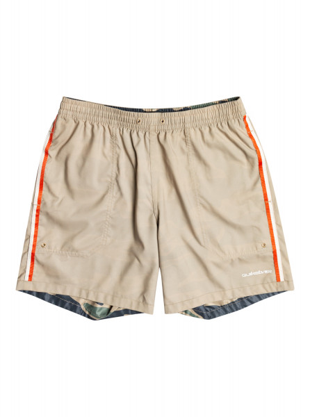 Оранжевые двухсторонние мужские плавательные шорты everyday switch 17"