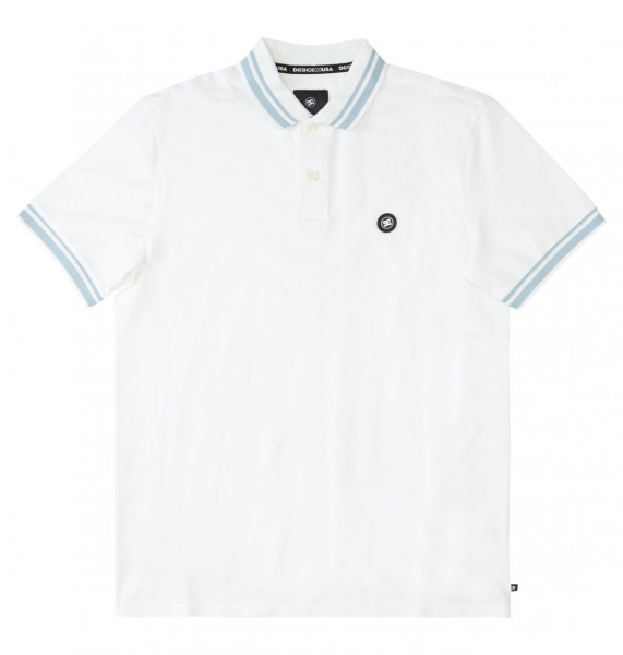 Белое рубашка-поло с коротким рукавом stoonbrooke