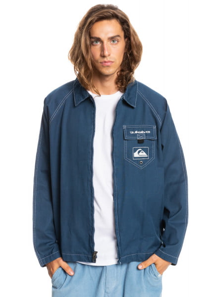 Муж./Одежда/Верхняя одежда/Демисезонные куртки Мужская Куртка Quiksilver Surf Memory Insignia Blue