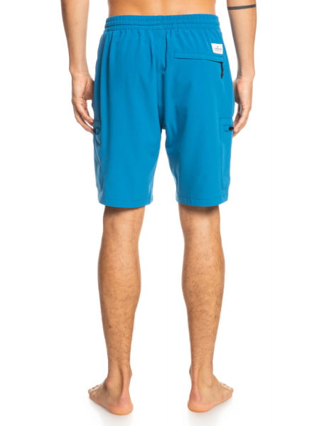 .///  Quiksilver Amphibian Elastic Cargo 19" Vallarta Blue