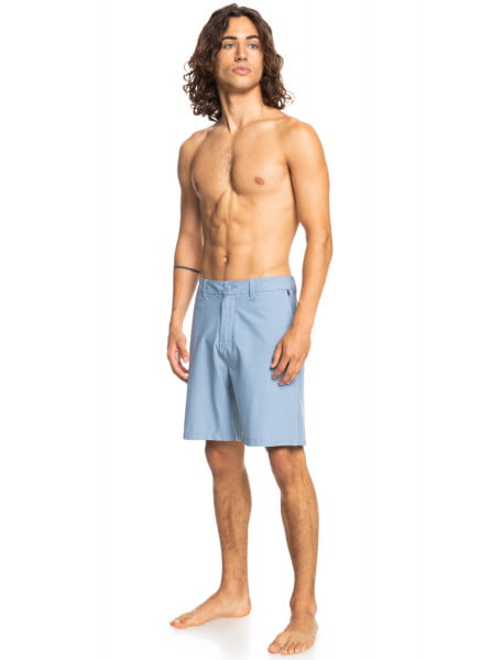 .// /   Quiksilver Amphibian Union Surf Wash 19" Faded Denim