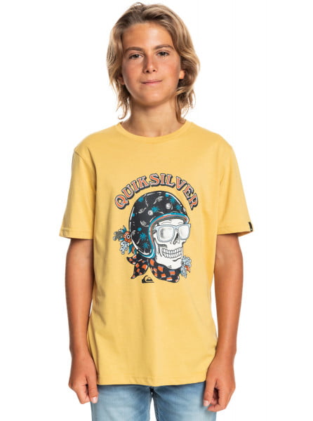 Коричневый детская футболка skull trooper 8-16