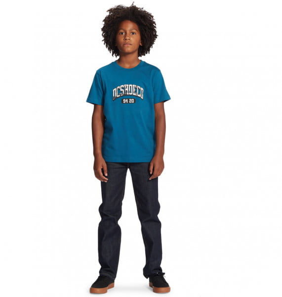 Синий детская футболка blabac stacked 8-16