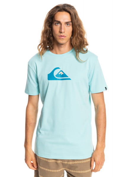 Голубой футболка comp logo