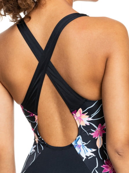 .///    Roxy Active Anthracite Floral Fl