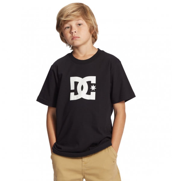 Черный детская футболка dc star 8-16