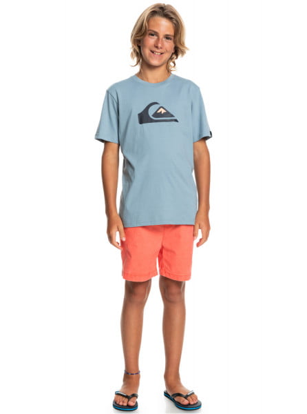 .///   Quiksilver Comp Logo Faded Denim