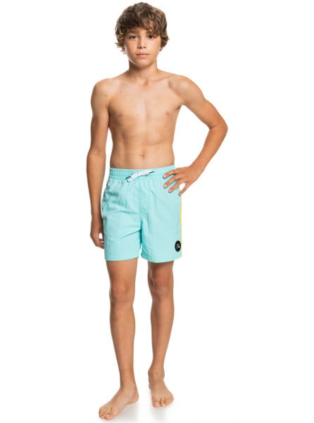Белый детские плавательные шорты ocean beach please 14" 8-16