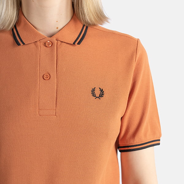 Поло Twin Tipped Fred Perry Shirt оранжевое