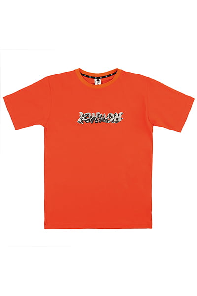 Оранжевый мужская футболка