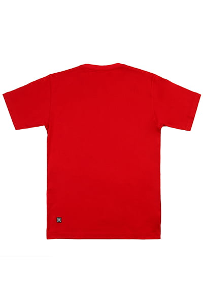 Красный мужская футболка
