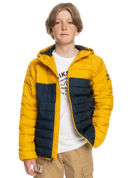 Желтый детская куртка scaly mix
