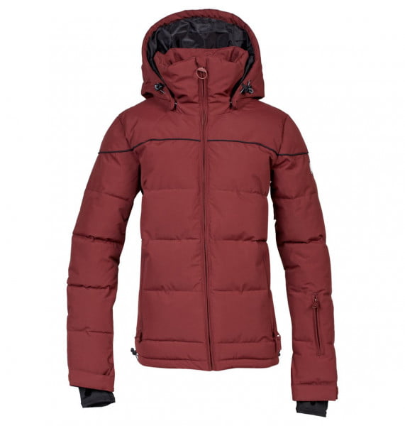 Бордовый сноубордическая куртка diva