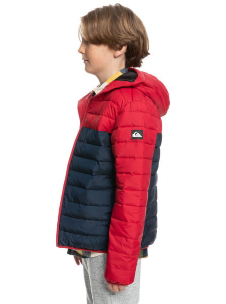 Бордовый детская куртка scaly mix