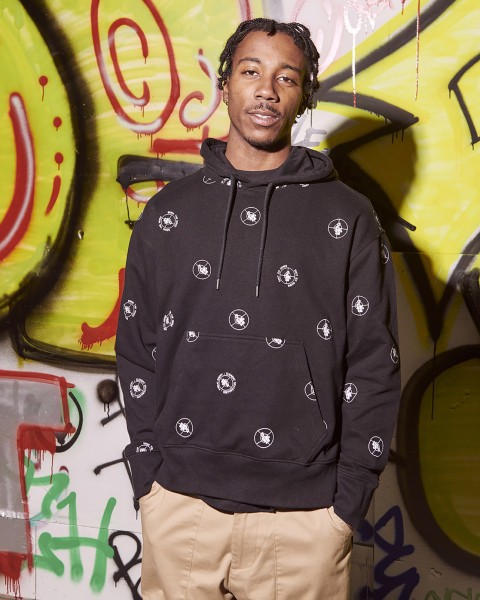   pexe polka hoodie