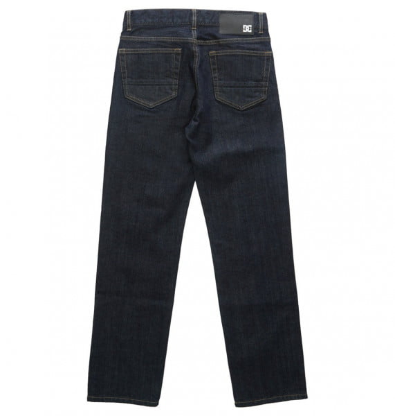 Темно-серые детские джинсы worker straight indigo rinse 8-16