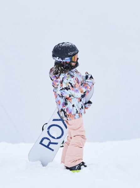 Дев./Сноуборд/Верхняя одежда/Куртки для сноуборда Сноубордическая Куртка Jetty Girl Anthracite - Stripe_
