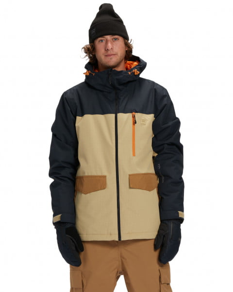 Коричневый сноубордическая куртка outsider jkt m snjt 0174