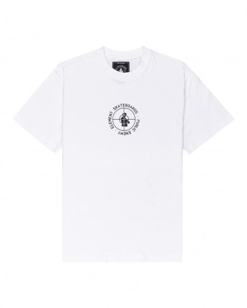 Белый футболка (фуфайка) pexe target m tees 3904