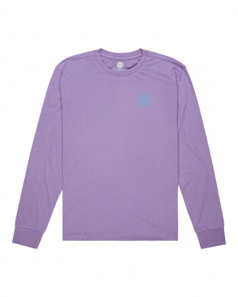 Темно-фиолетовый футболка (фуфайка) hollis ls