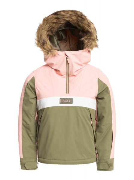 Зеленый сноубордическая куртка sheltergirl g snjt tpc0