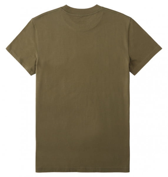 Оливковый мужская футболка filled out