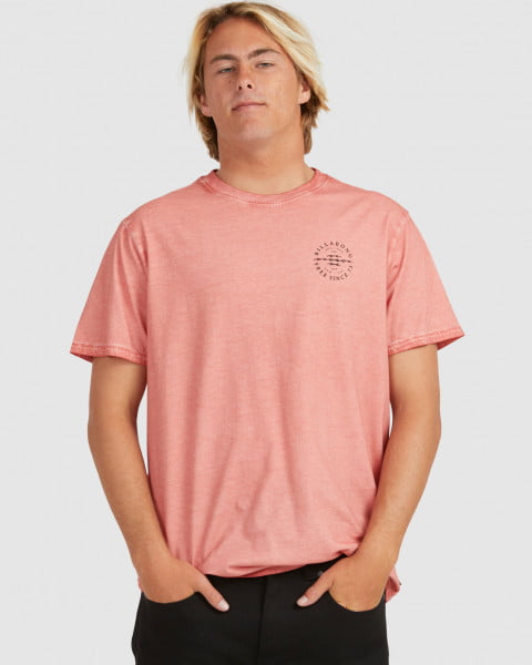 Коричневый мужская футболка с коротким рукавом big wave dan