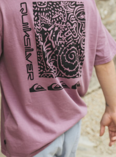 Розовый футболка (фуфайка) quikspiral m tees plp0