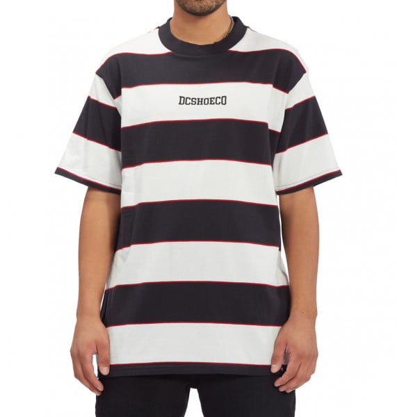 Муж./Одежда/Футболки/Футболки Мужская футболка DC Shoes Knox Stripe Black Big Stripe