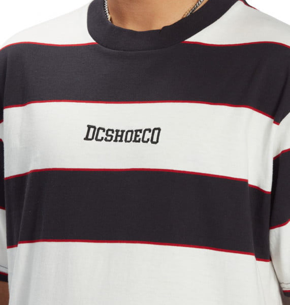 Муж./Одежда/Футболки/Футболки Мужская футболка DC Shoes Knox Stripe Black Big Stripe