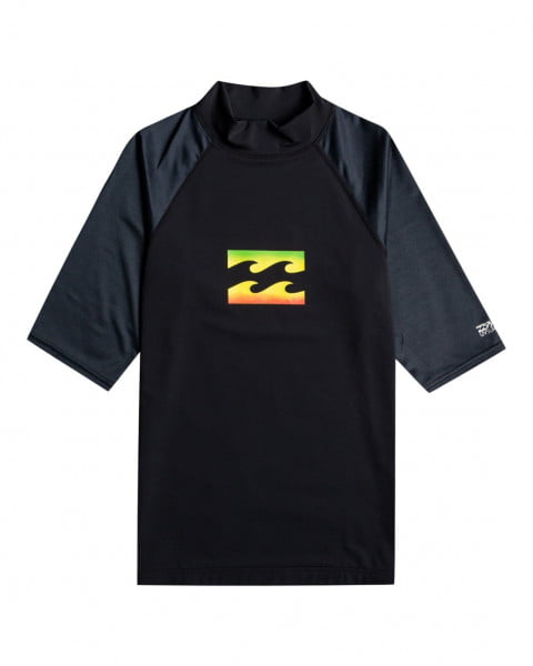 Коричневый футболка (фуфайка) для плавания team wave ss m sfsh 0865