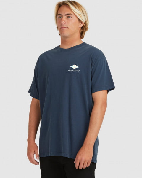 Муж./Одежда/Футболки/Футболки Мужская футболка с коротким рукавом Bong Days Navy