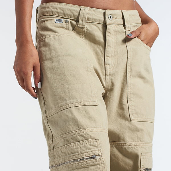  THE RAGGED PRIEST Wide Leg Combat Skater Jean