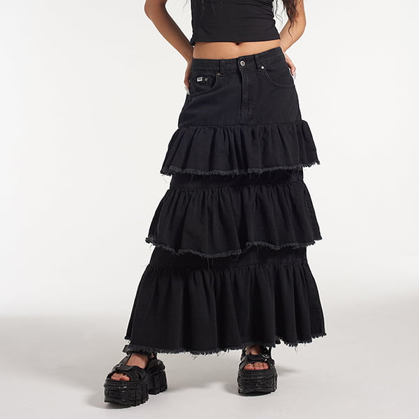 Юбка THE RAGGED PRIEST Morticia Skirt