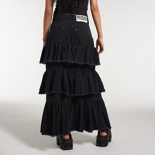  THE RAGGED PRIEST Morticia Skirt