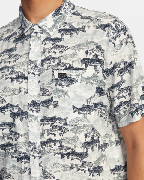 Мужская рубашка с короткими рукавами Horton Fish Camo