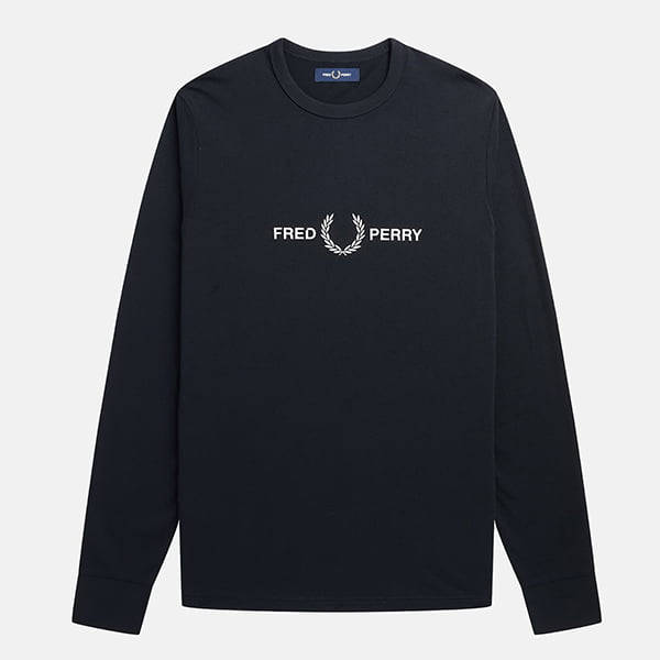 Толстовка свитшот Fred Perry Graphic Branding T-Shirt