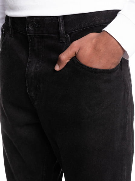 Муж./Одежда/Джинсы и брюки/Прямые джинсы Джинсы QUIKSILVER Washed black