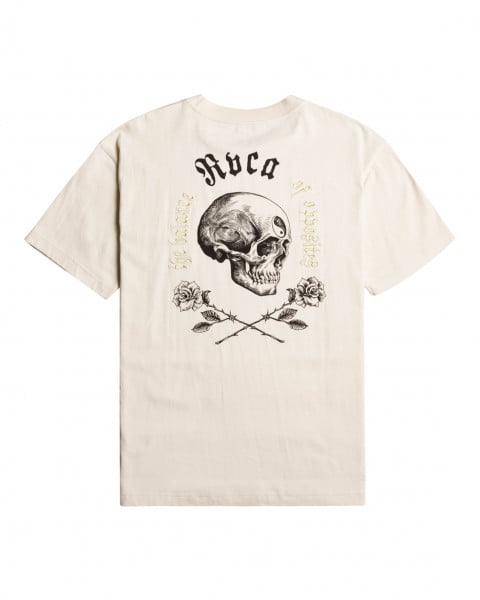 .///   RVCA OPPOSITES SKULL M TEES 2632