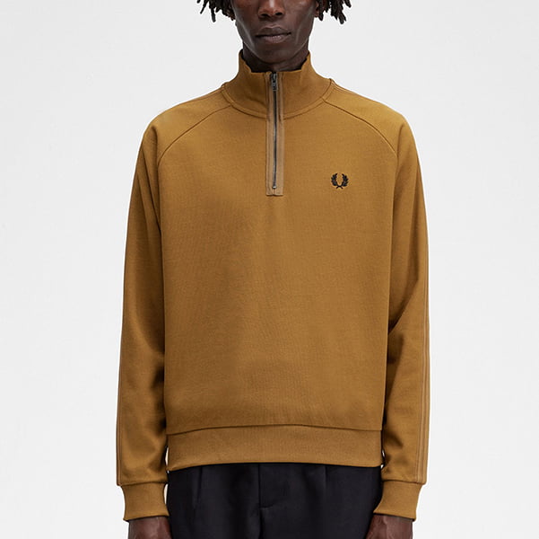Толстовка Fred Perry Half Zip Taped Track Jacket