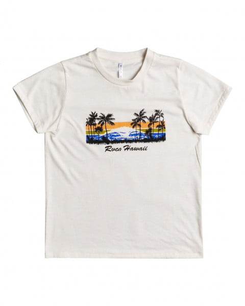 Серый футболка (фуфайка) rvca hawaii