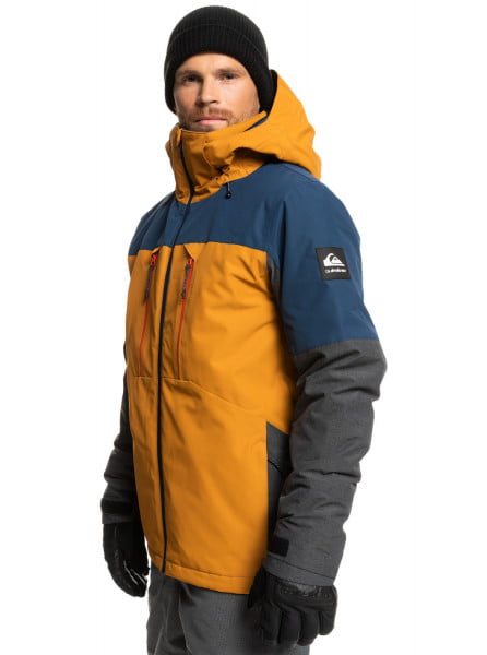 Оранжевый сноубордическая куртка mission plus jk m snjt cnr0