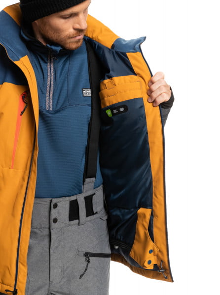 Муж./Сноуборд/Одежда для сноуборда/Сноубордические куртки Сноубордическая куртка QUIKSILVER Mission Plus Insulated