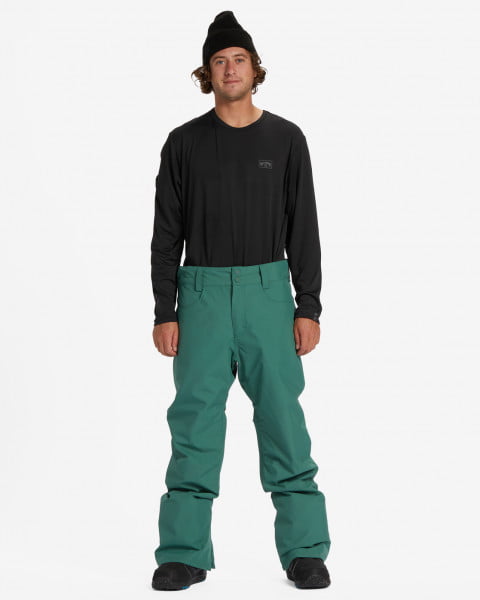 Зеленые брюки сноубордические outsider pnt m snpt 1406